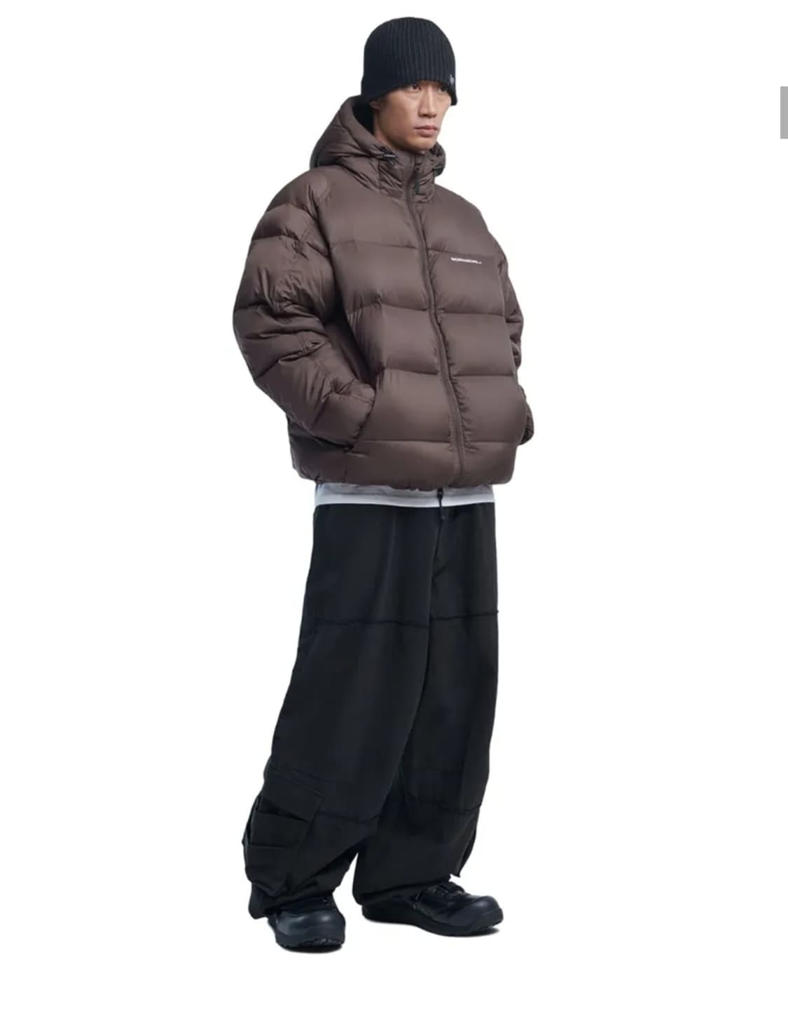 노매뉴얼 DIVISION  DUCK DOWN- BROWN XLsize 상품이미지1