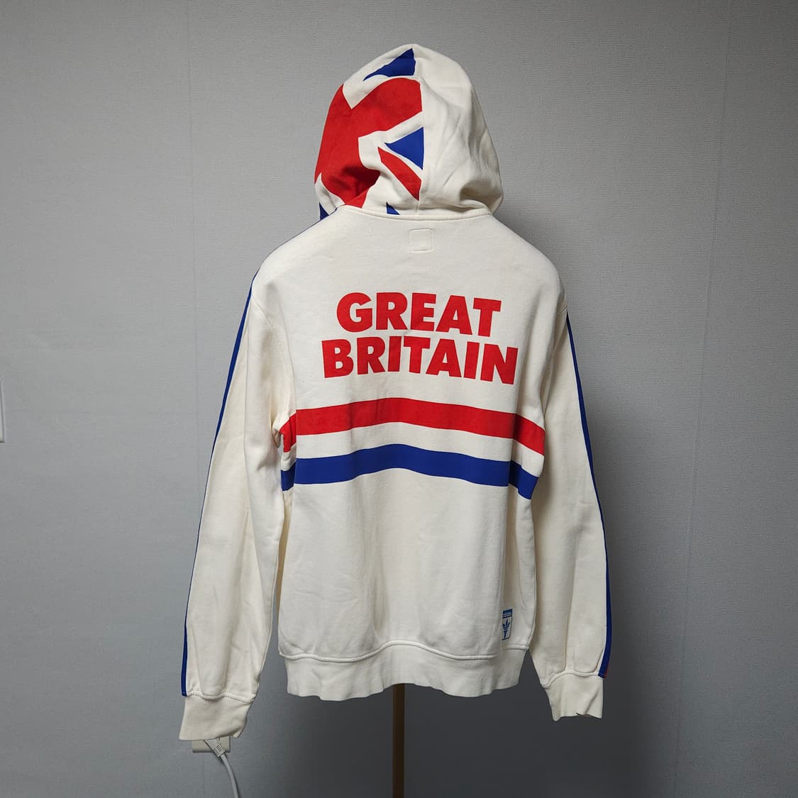 105 ) 아디다스 파이어버드 신영국 코튼 후드 집업 상품이미지4