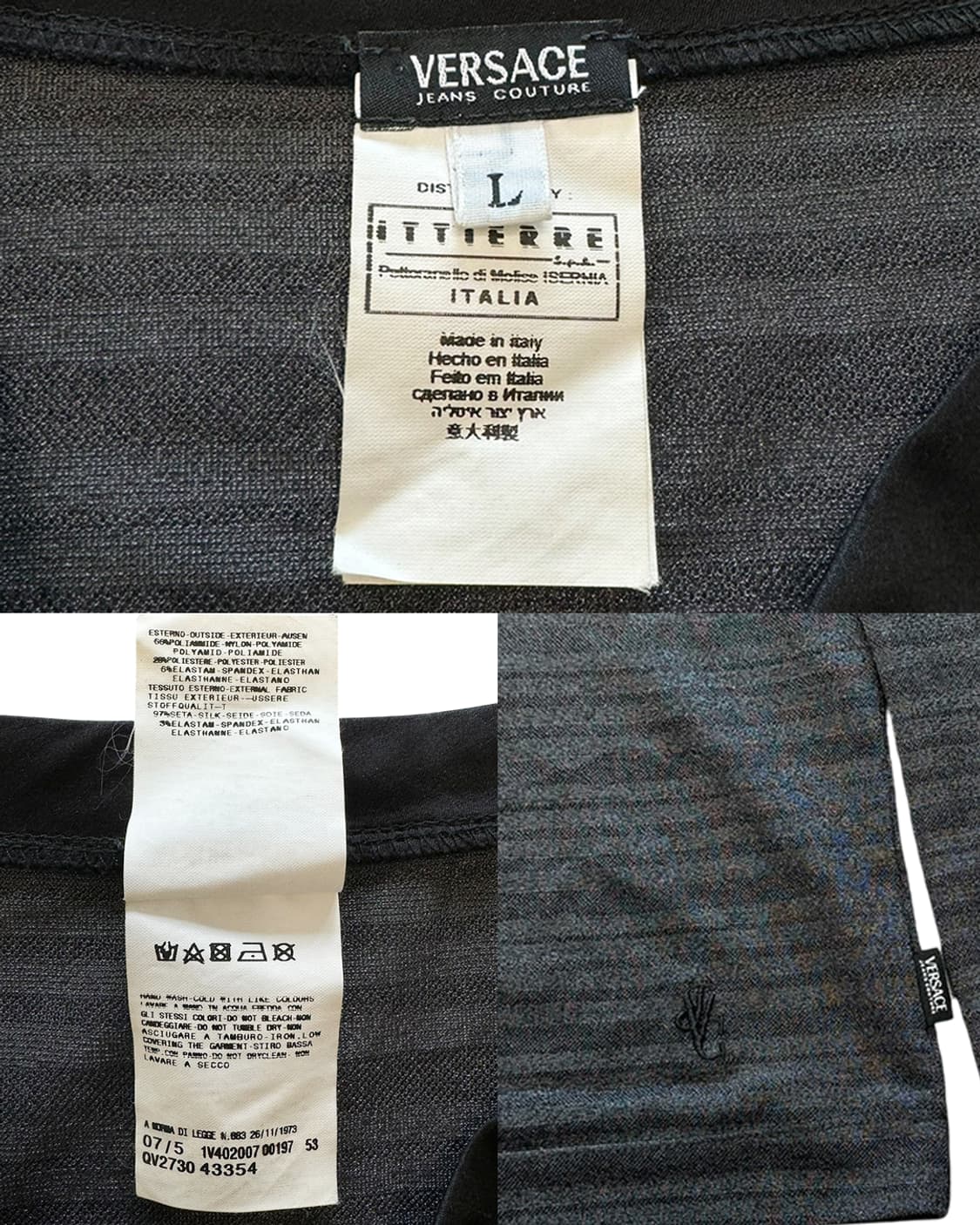 베르사체 글리터 시스루 롱슬리브 상품이미지10