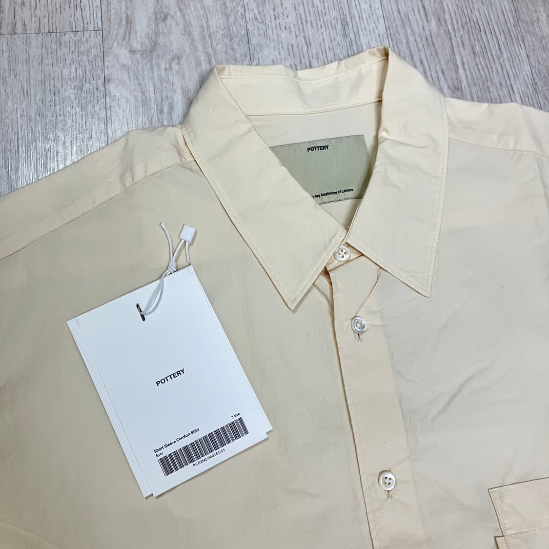 [3] 포터리 컴포트 셔츠 에크루 상품이미지3