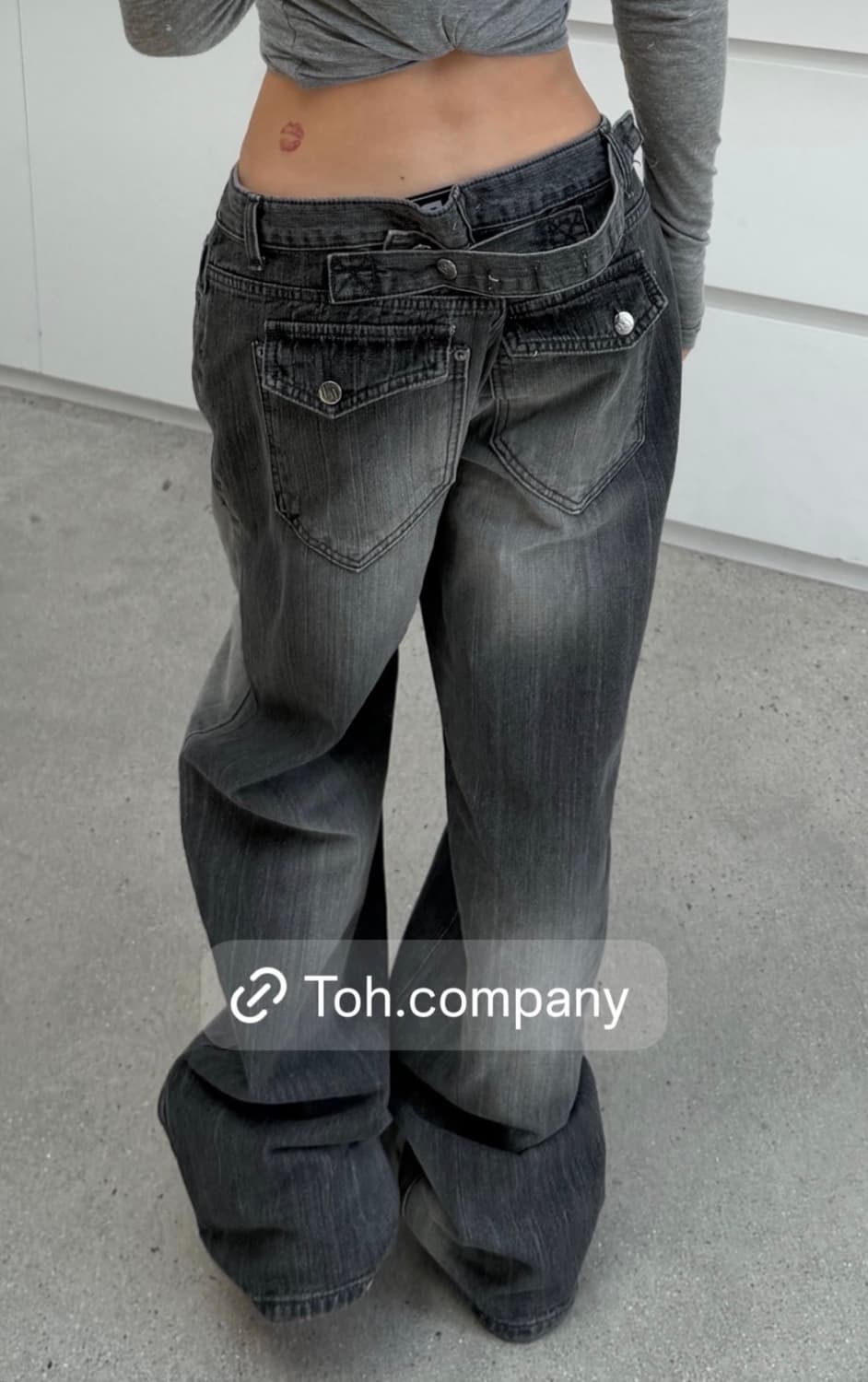 TOH cinch back pants 신치백 팬츠  상품이미지2