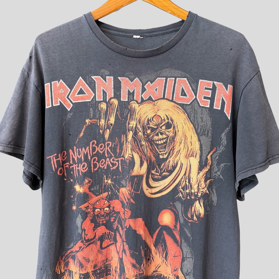 (L)Iron Maiden 아이언메이든 빈티지 밴드 반팔티셔츠 상품이미지2