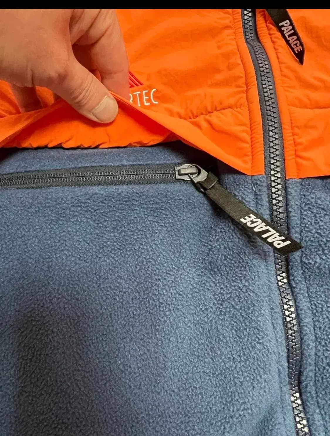 팔라스 폴라텍 쉘 플리스 자켓 오렌지/네이비 XL 상품이미지5