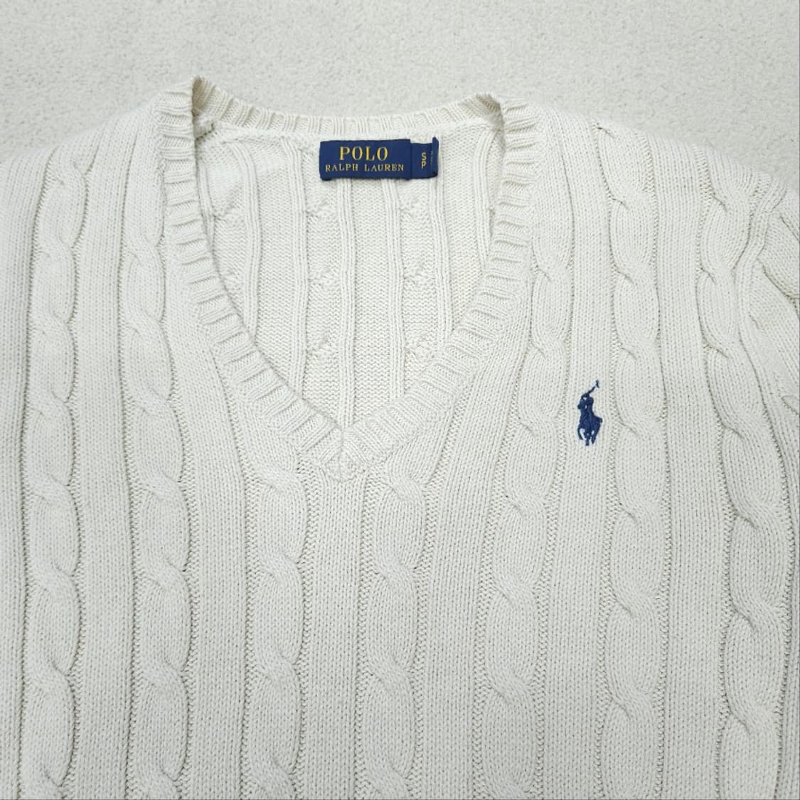 폴로 랄프 로렌 신형 케이블 니트 S 상품이미지2