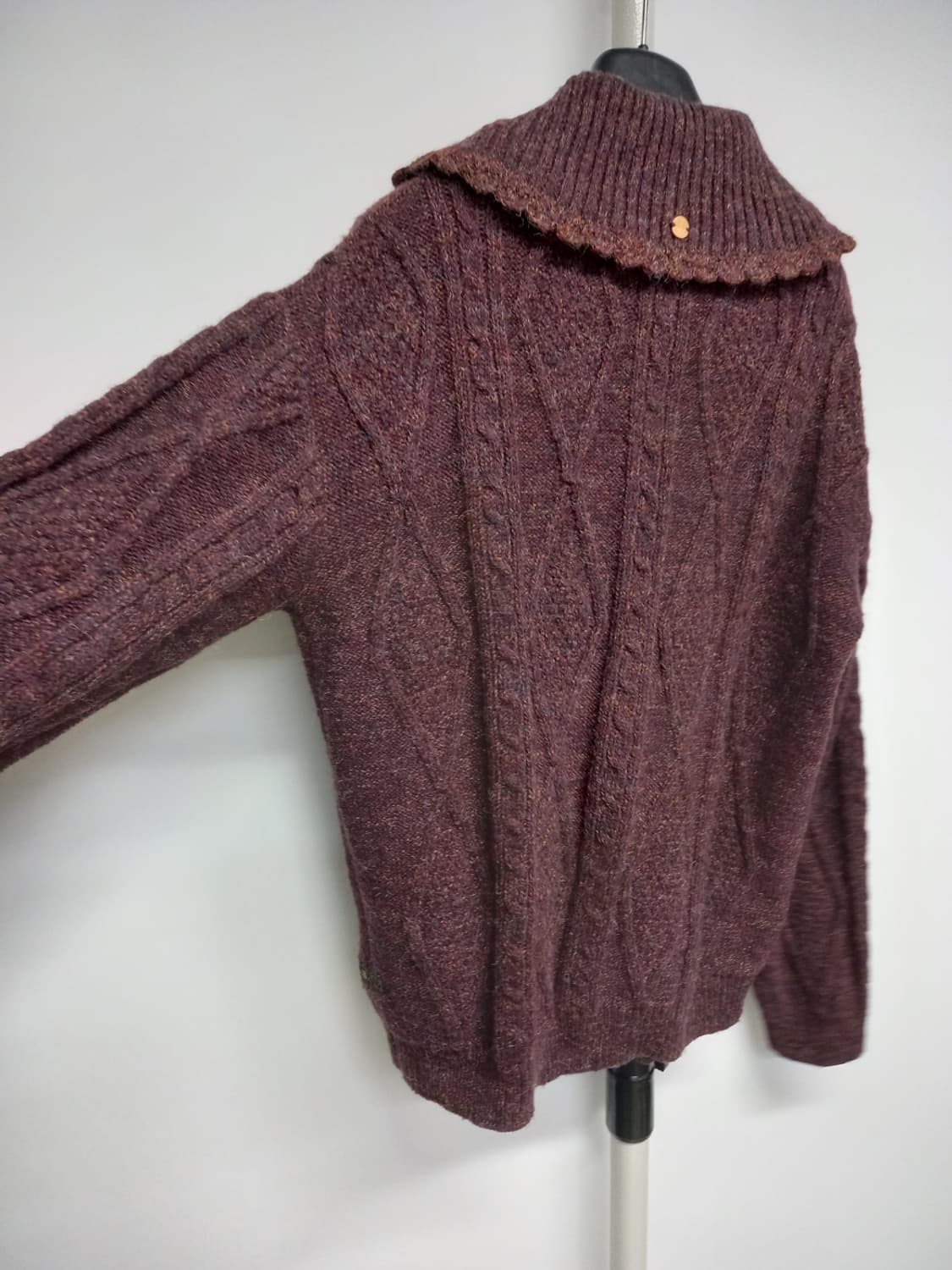 새 써스데이아일랜드 춘추동 알파카블랜 니트 풀오버 66 상품이미지6