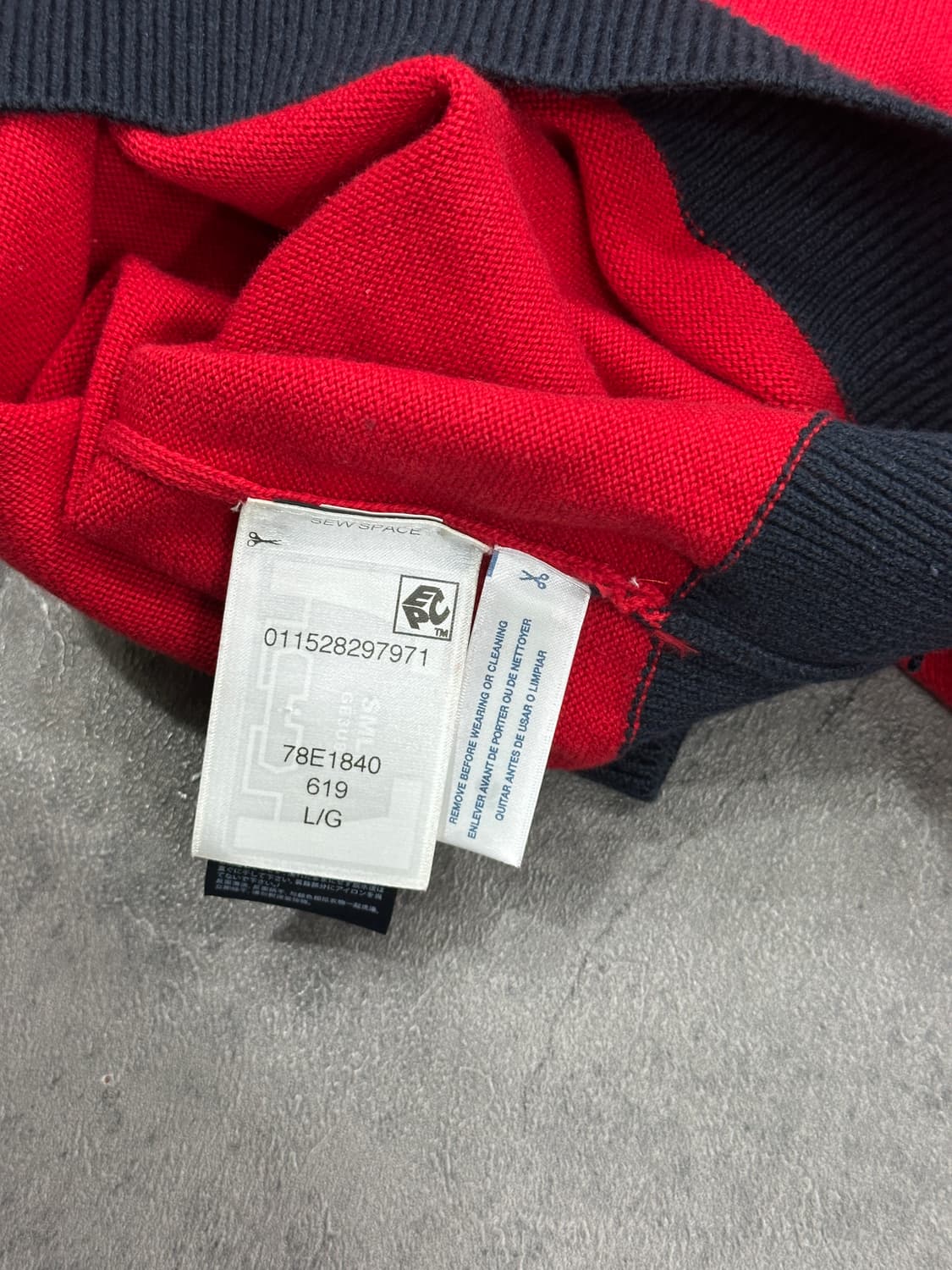 타미 뽀글이 로고 니트 상품이미지5