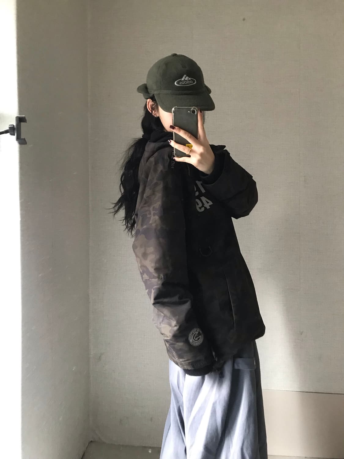 NBA 카모 패딩 반집업 상품이미지5