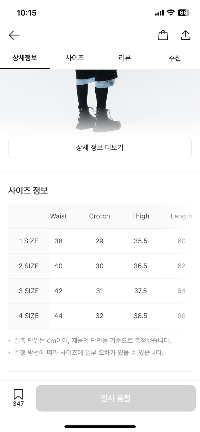 산산기어 컷 오프 메쉬 쇼츠 블랙 1 상품이미지3