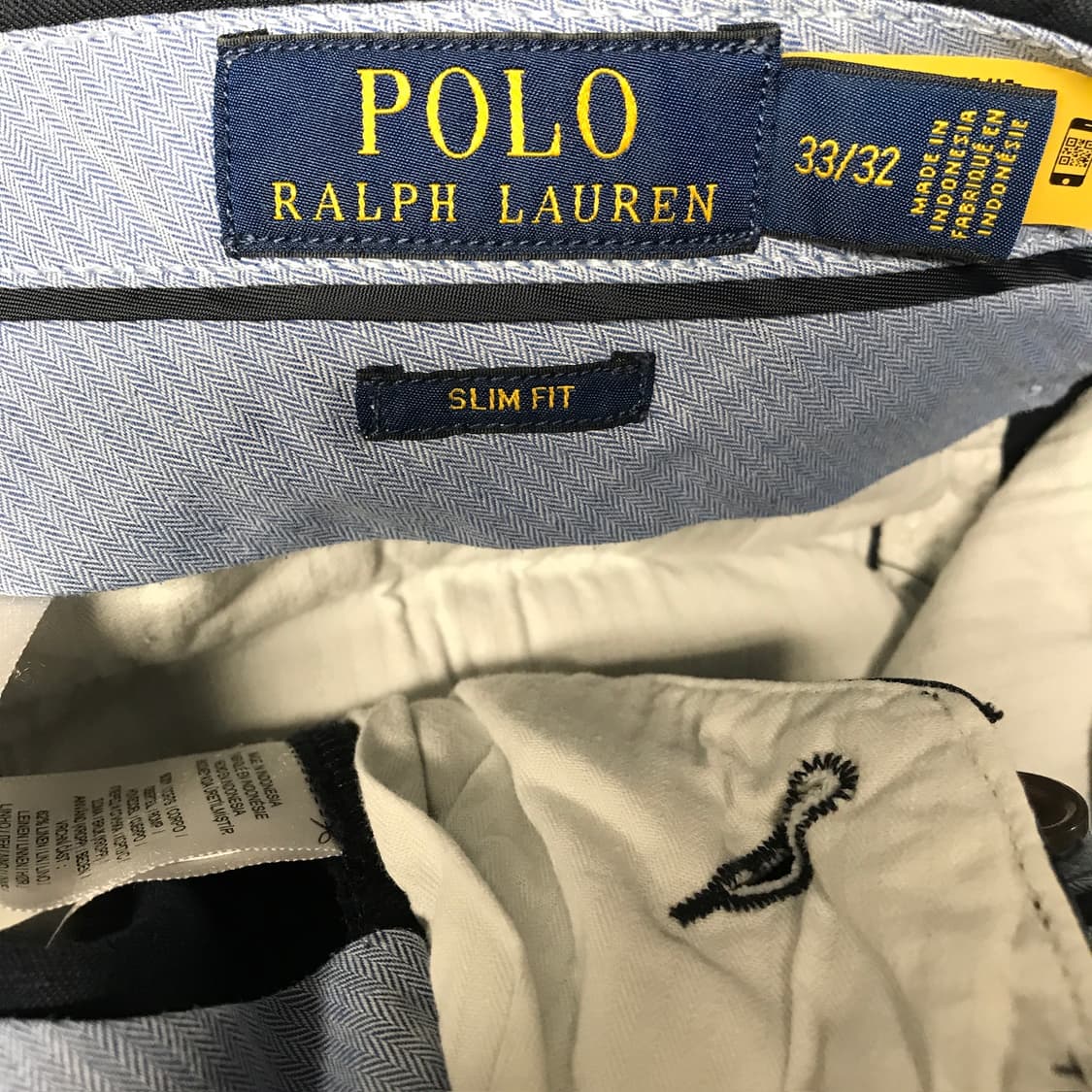 폴로 랄프로렌 린넨 QR 치노 팬츠 네이비 33/32 상품이미지6