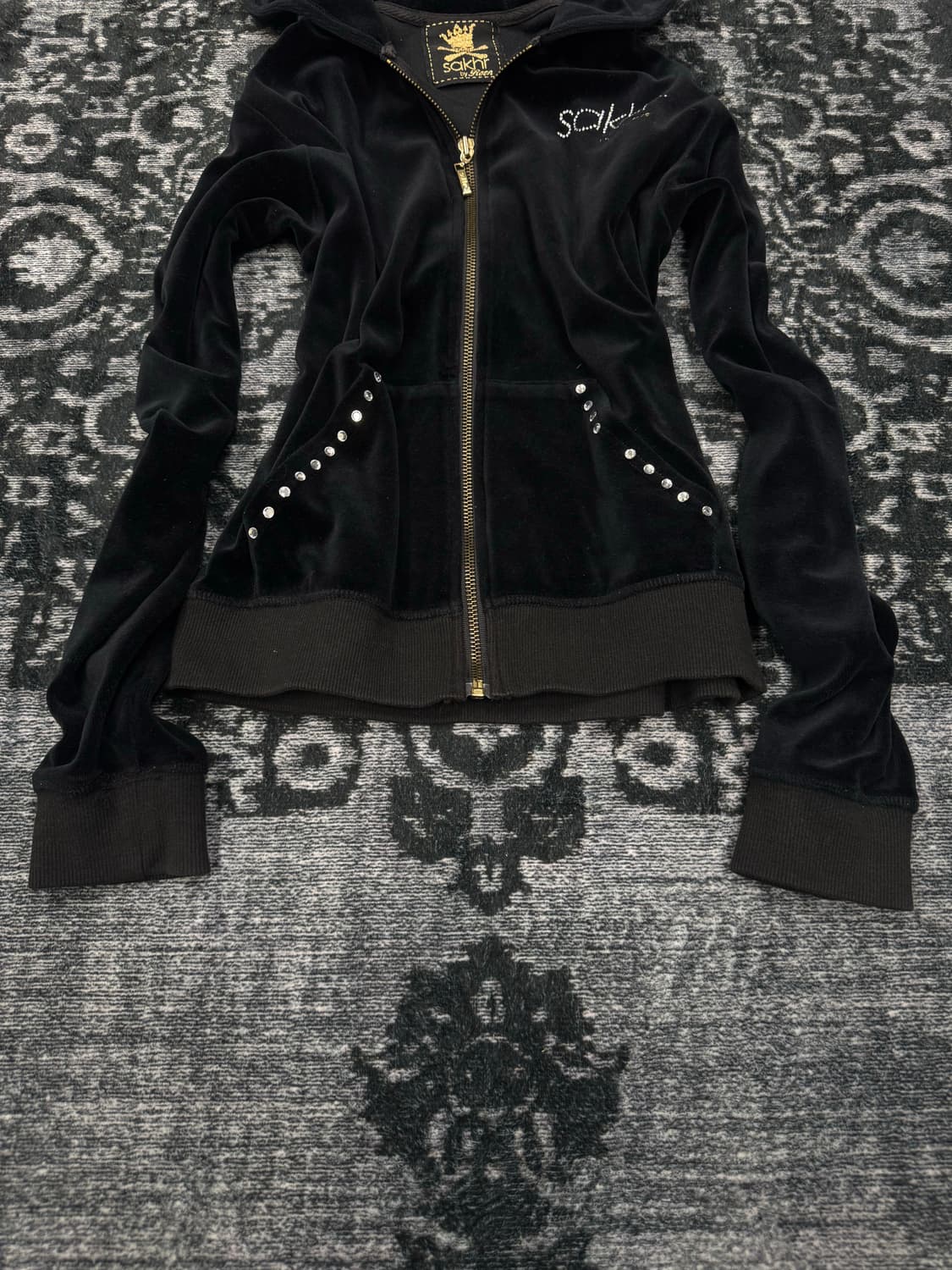 Sakhr by roen velour training set up 상품이미지6