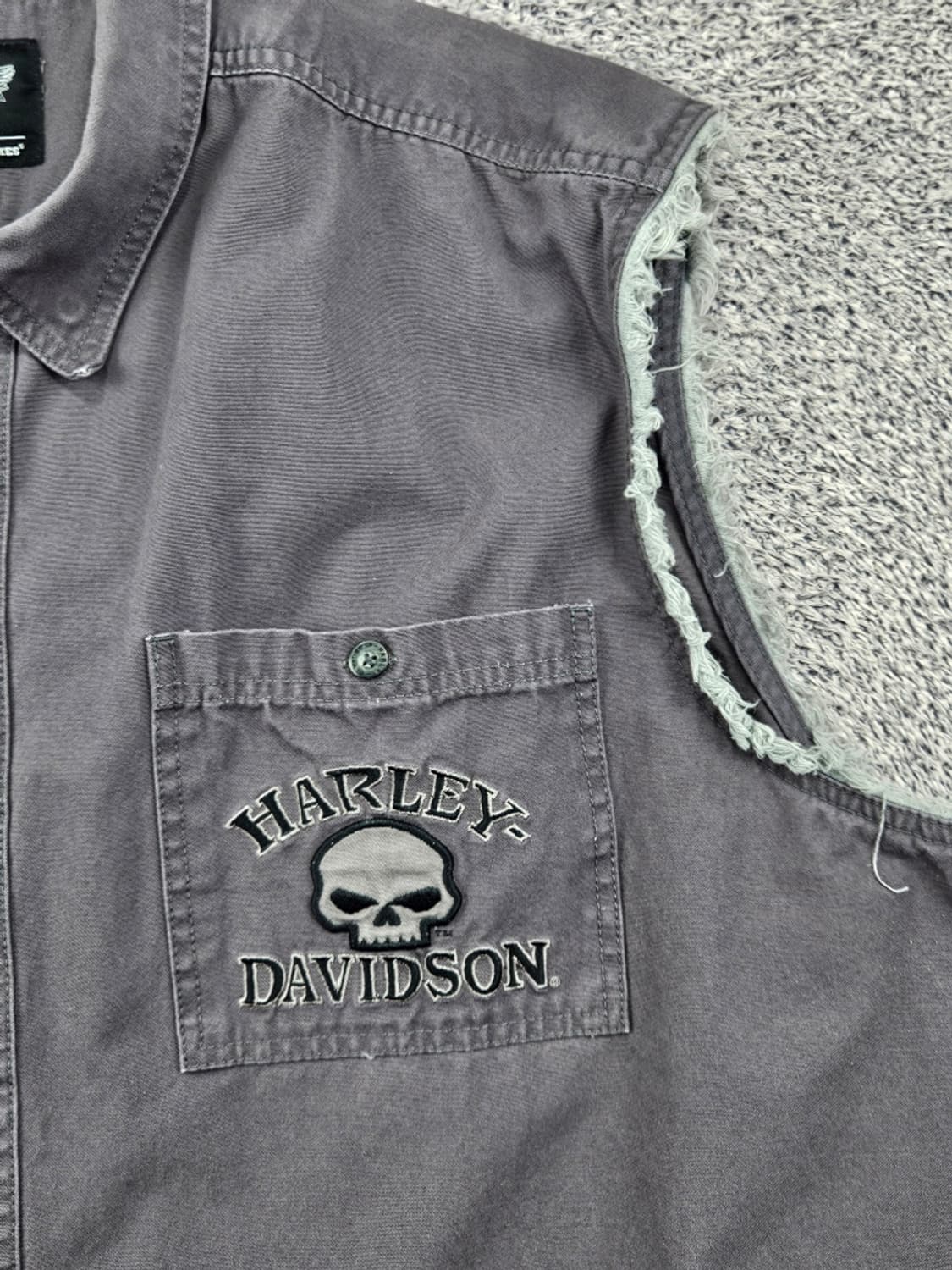 할리데이비슨 커팅 베스트 조끼 ( 3XL ) / 11941 상품이미지5
