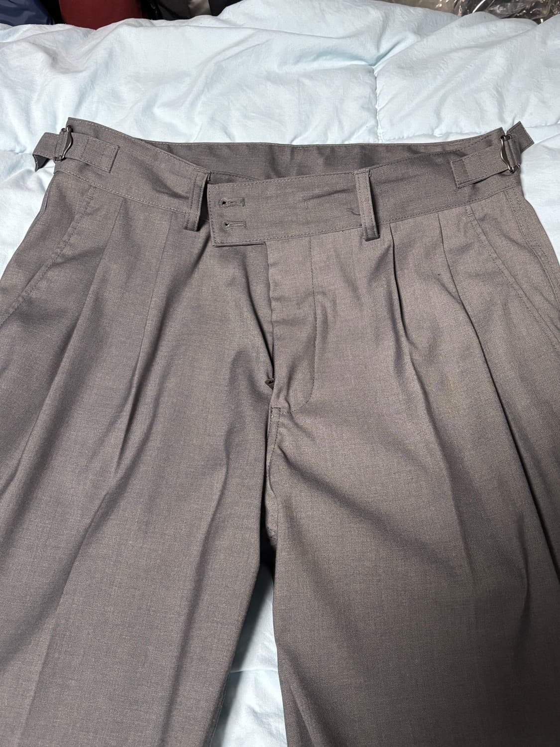 03) 어나더 오피스 AW 산티아고 슬랙스 스탠다드 헤더 그레이 상품이미지2