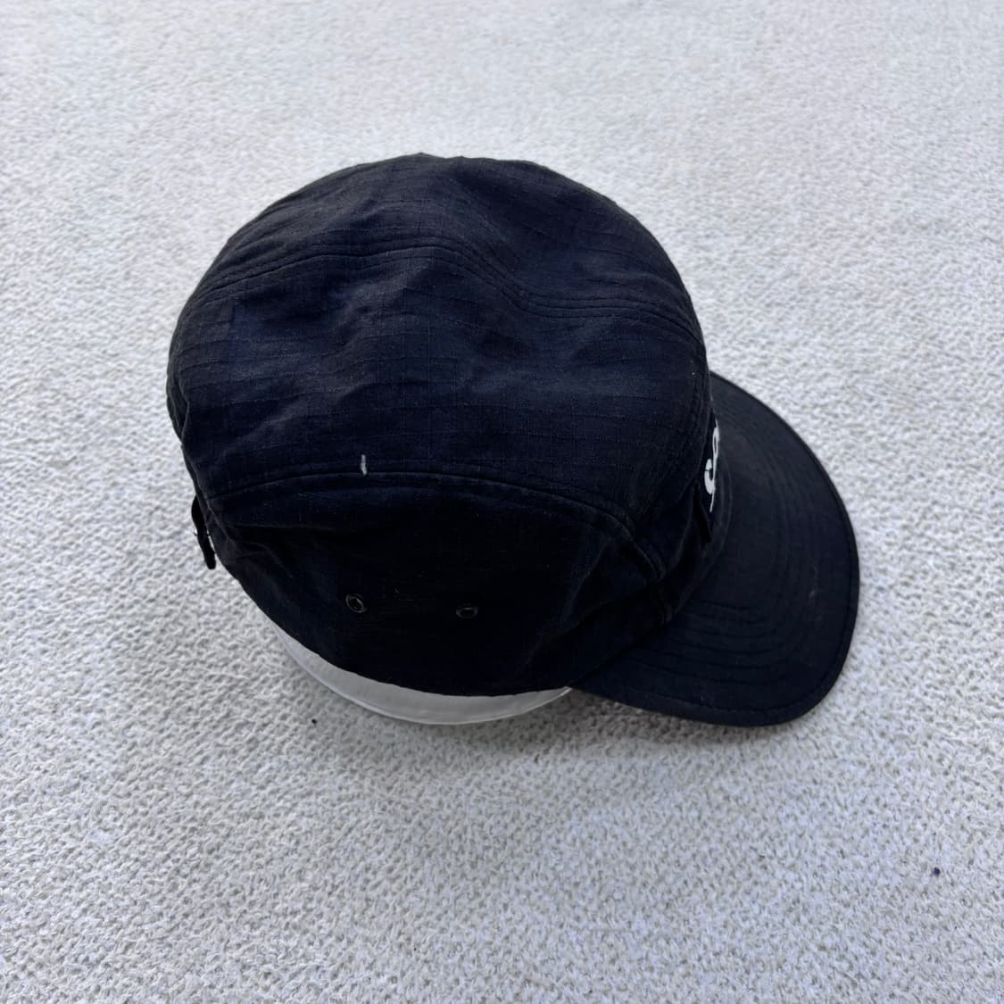 F 슈프림 블랙 캠프캡 0608E2 상품이미지4