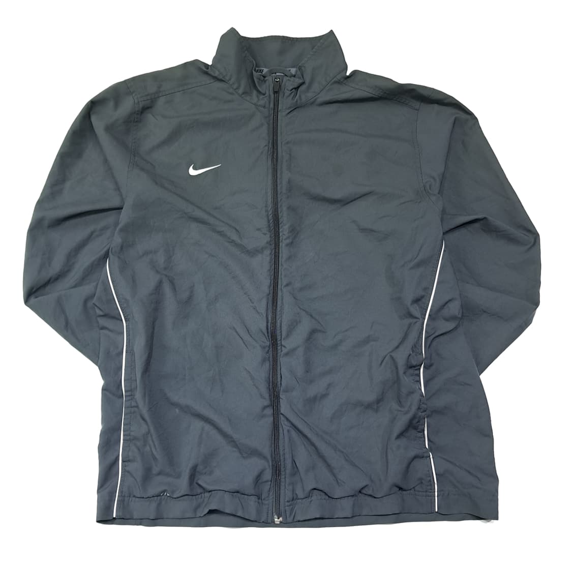 CL842 XL 나이키 드라이핏 파이핑 차콜그레이 바람막이 자켓 상품이미지1