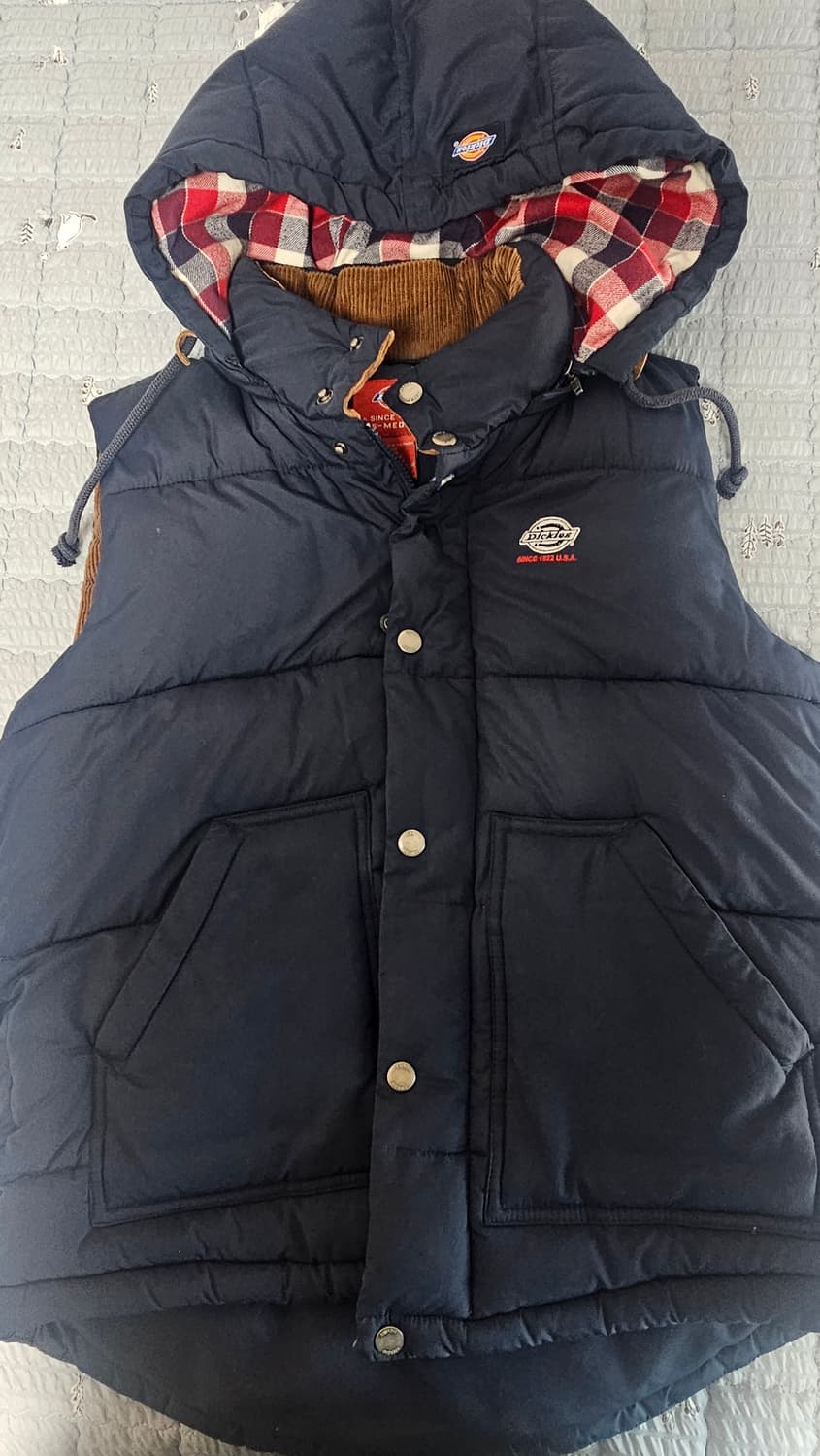 [s]디키즈 후드 패딩 조끼  상품이미지1