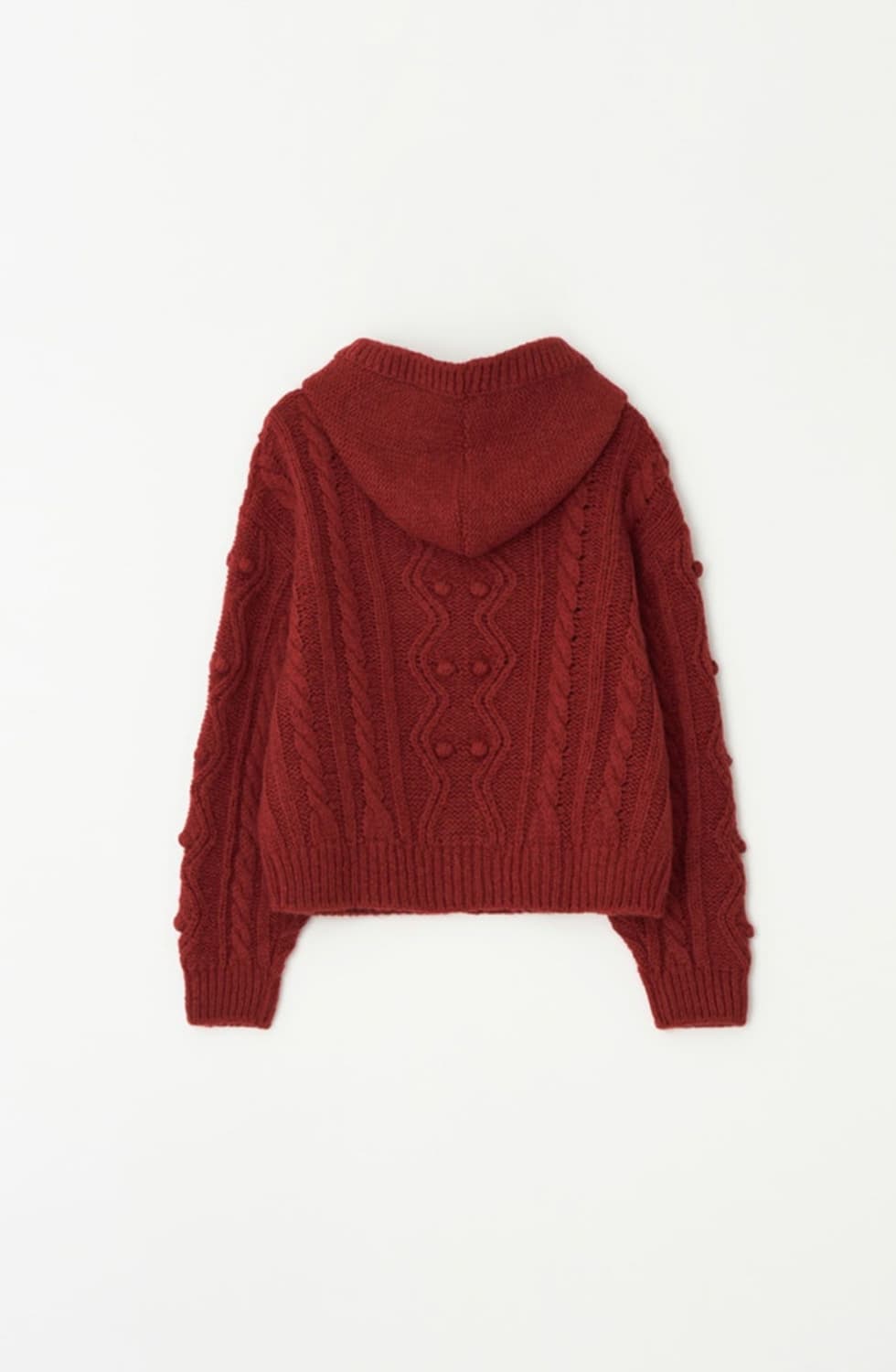 호와스 HOWUS 엔젠 니트가디건 (크리스마스 레드 니트) 상품이미지5