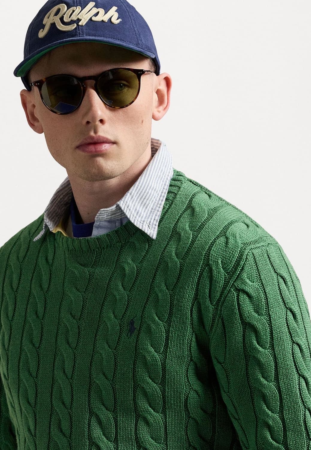 폴로 케이블 니트 상품이미지1