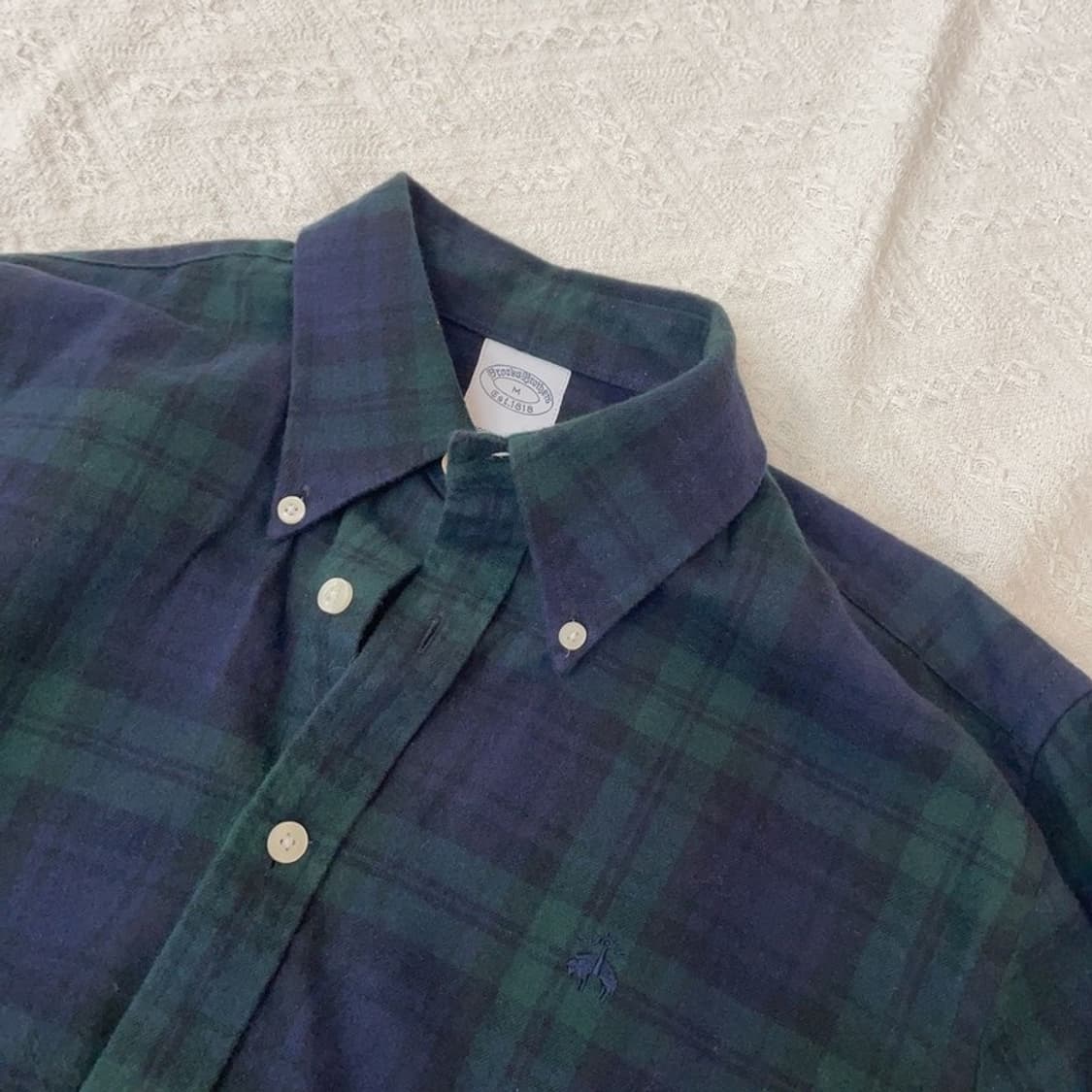 [95] 브룩스브라더스 블랙와치 남방 타탄체크 셔츠 상품이미지3