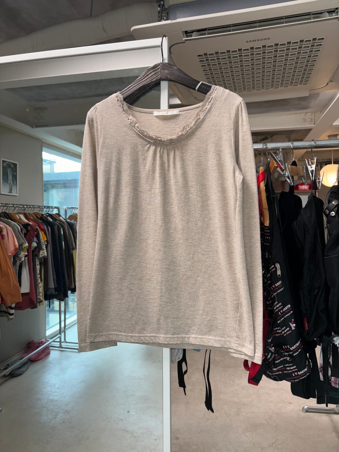 Olive de olive 레이스 롱슬리브 상품이미지2