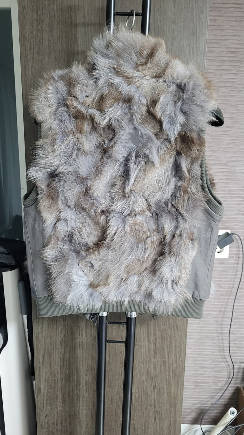 KASIBADY 카시바디  리얼양가죽  폭스털 베스트66-77사이즈 상품이미지2