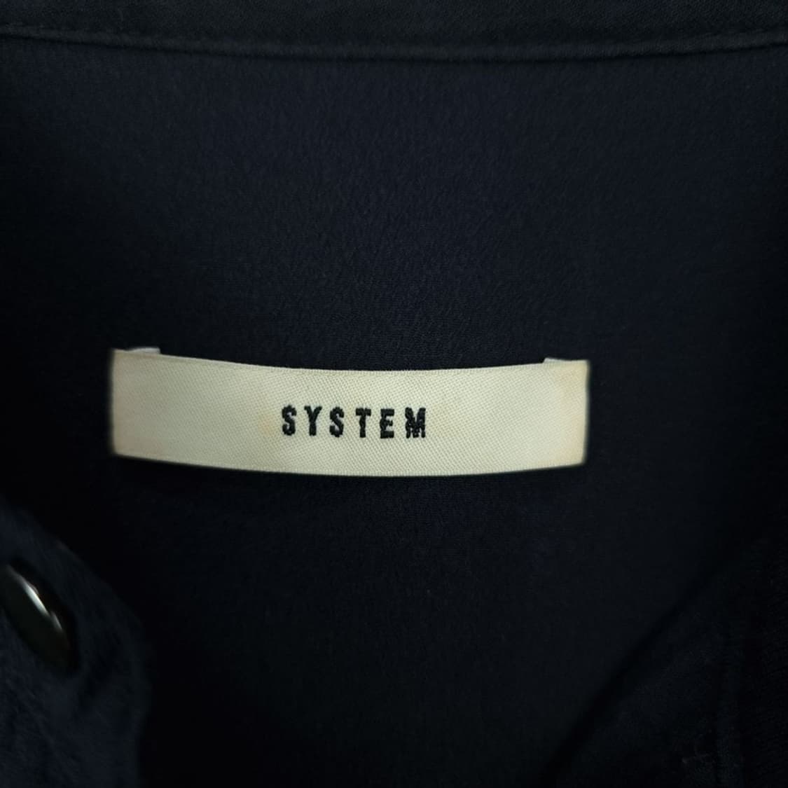 [시스템] 15s/s 7부 소매 벨티드 블랙 미니 원피스 M15554 상품이미지6