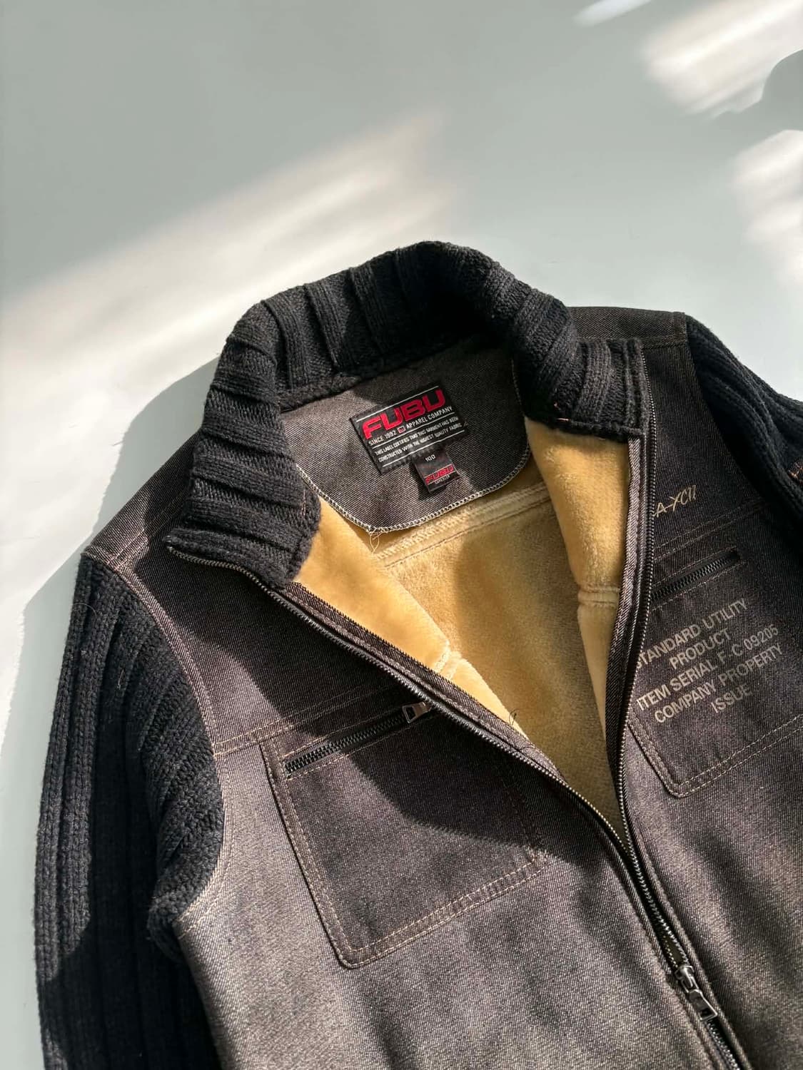 [100] 후부 03s 올드스쿨 니트 집업 자켓 상품이미지6