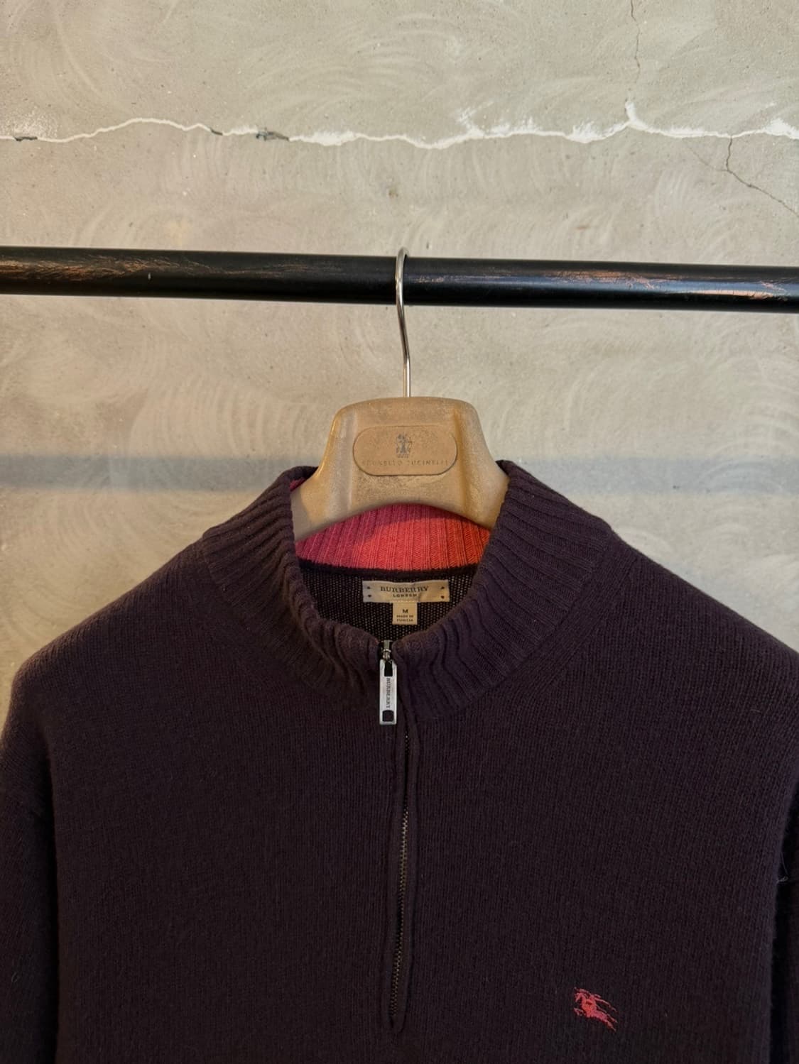 버버리 짚업 니트 100 상품이미지5