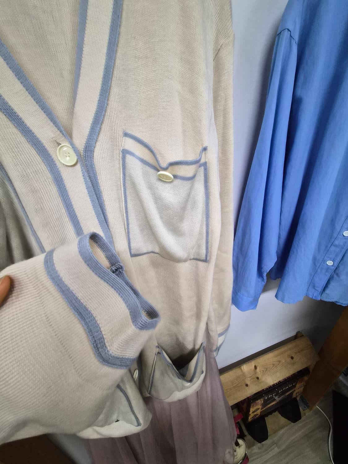 입체 빅포켓 롱 가디건 상품이미지5