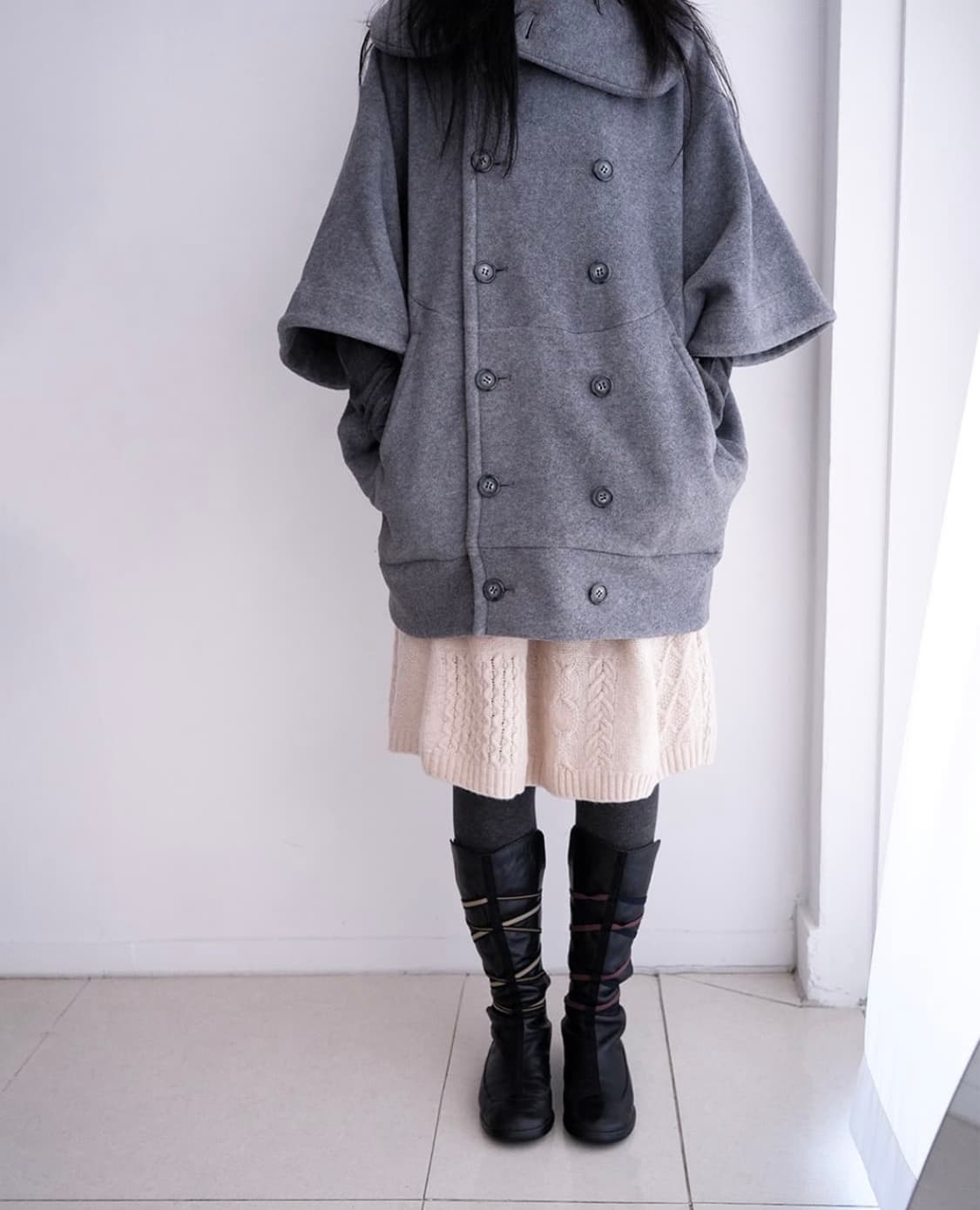 Gomme Cape coat 상품이미지1