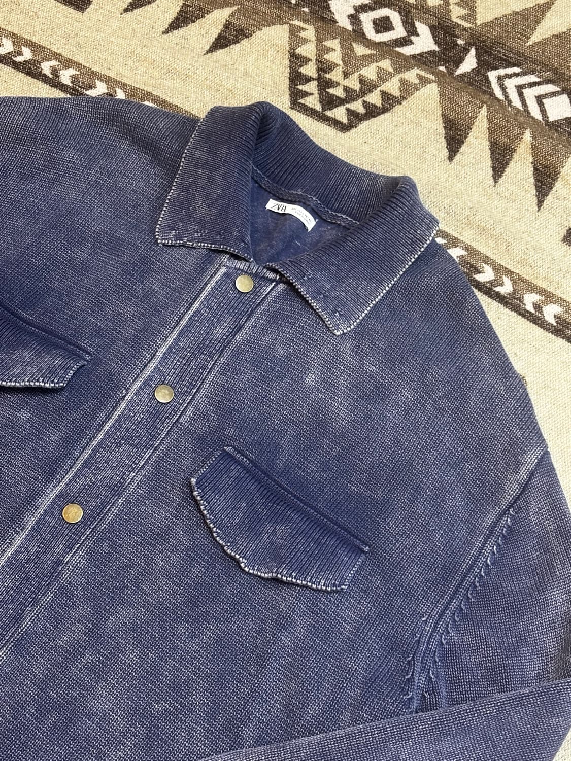 자라 니트 데님 자켓 상품이미지9