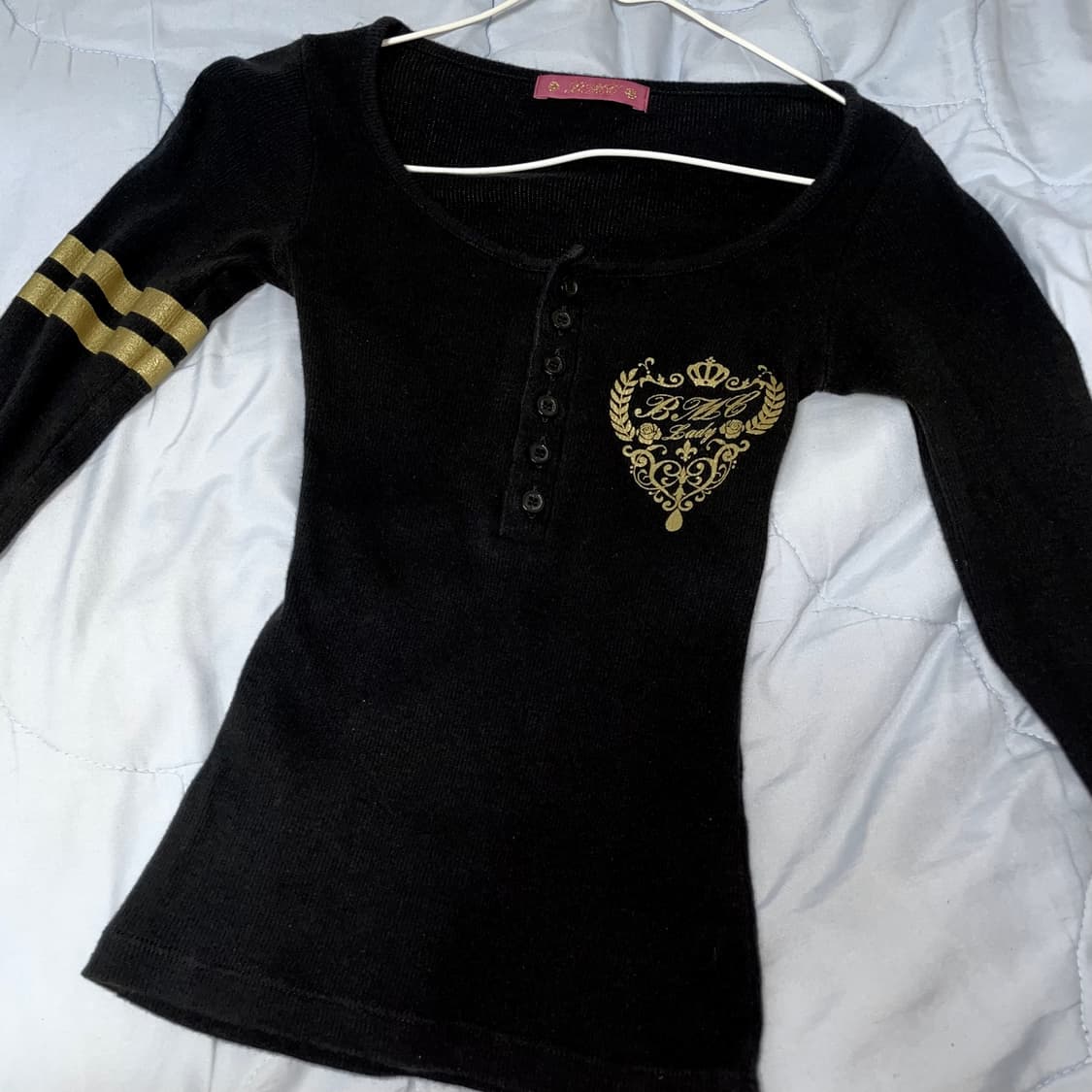 사진o) 베메클 크라운 캔디 티 블랙 베이비메탈클럽 갸루 오네갸루 상품이미지2