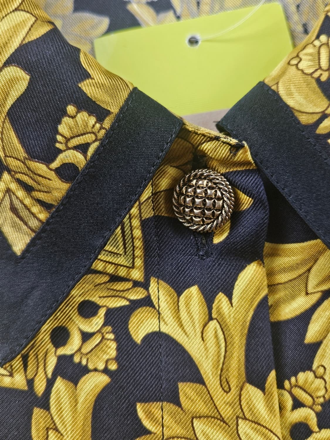 빈티지 골드바로크 패턴 블라우스 셔츠 ( 40 ) / 11245 상품이미지6