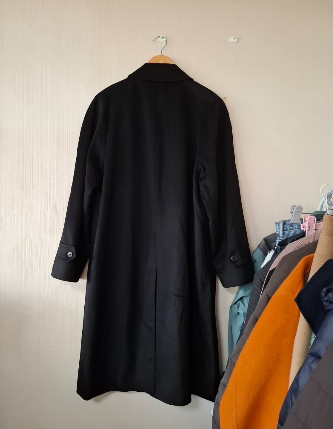 일본빈티지 남성 캐시미어100 코트 (여성77) 상품이미지4