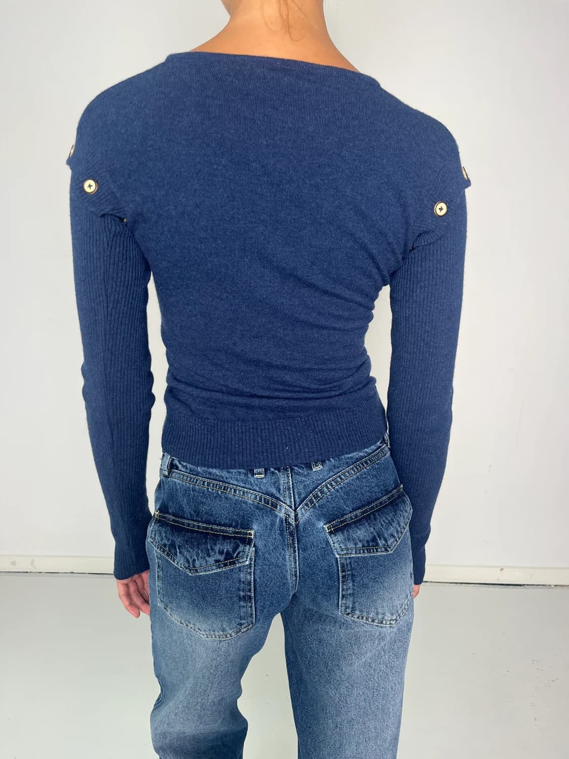 KERNEMILK Caroline Cardigan (Blue) 상품이미지4