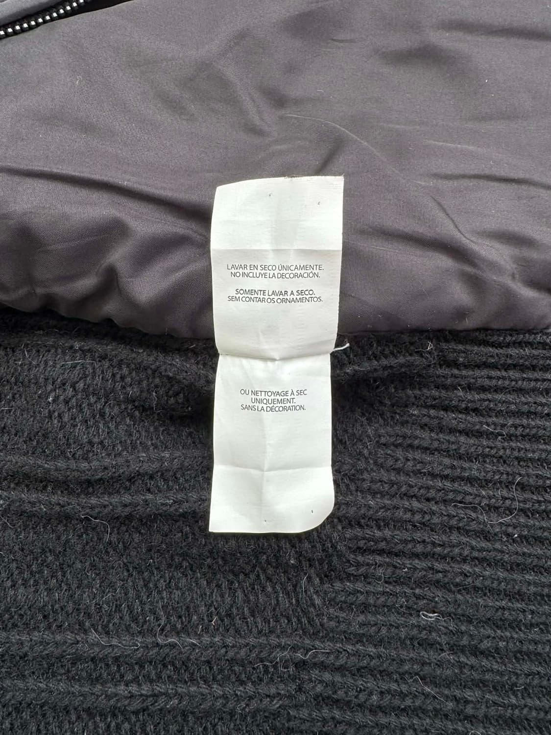 [S] 아르마니 익스체인지 나일론 울  하이브리드 집업 자켓 상품이미지7