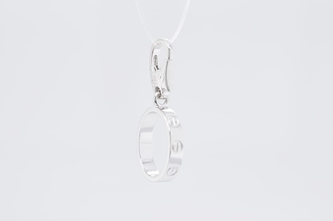 까르띠에 러브 18K 화이트골드 목걸이 펜던트 CHARM 2.4g 상품이미지3