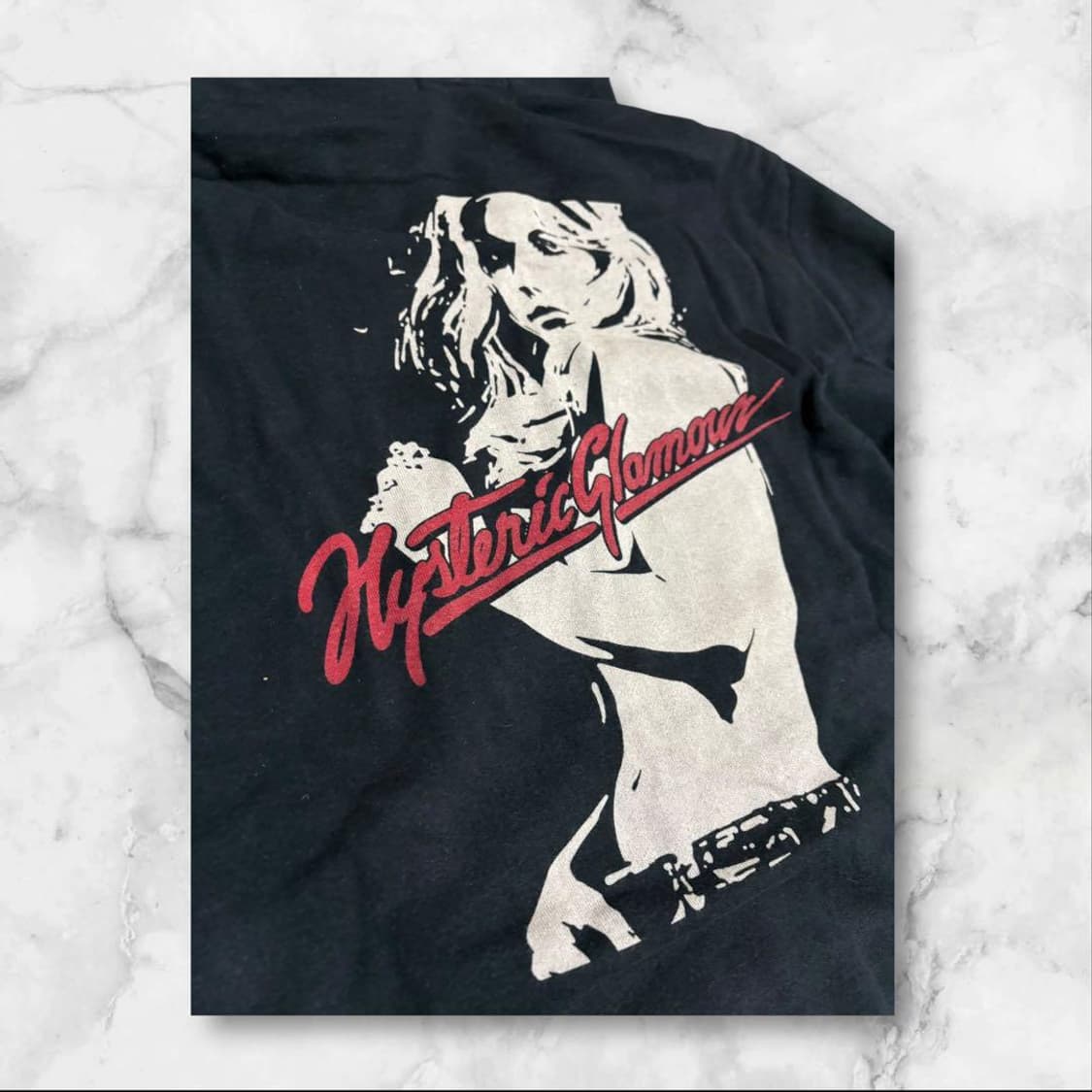 히스테릭 글래머 히스 걸 백 프린트 후드 집업 상품이미지3