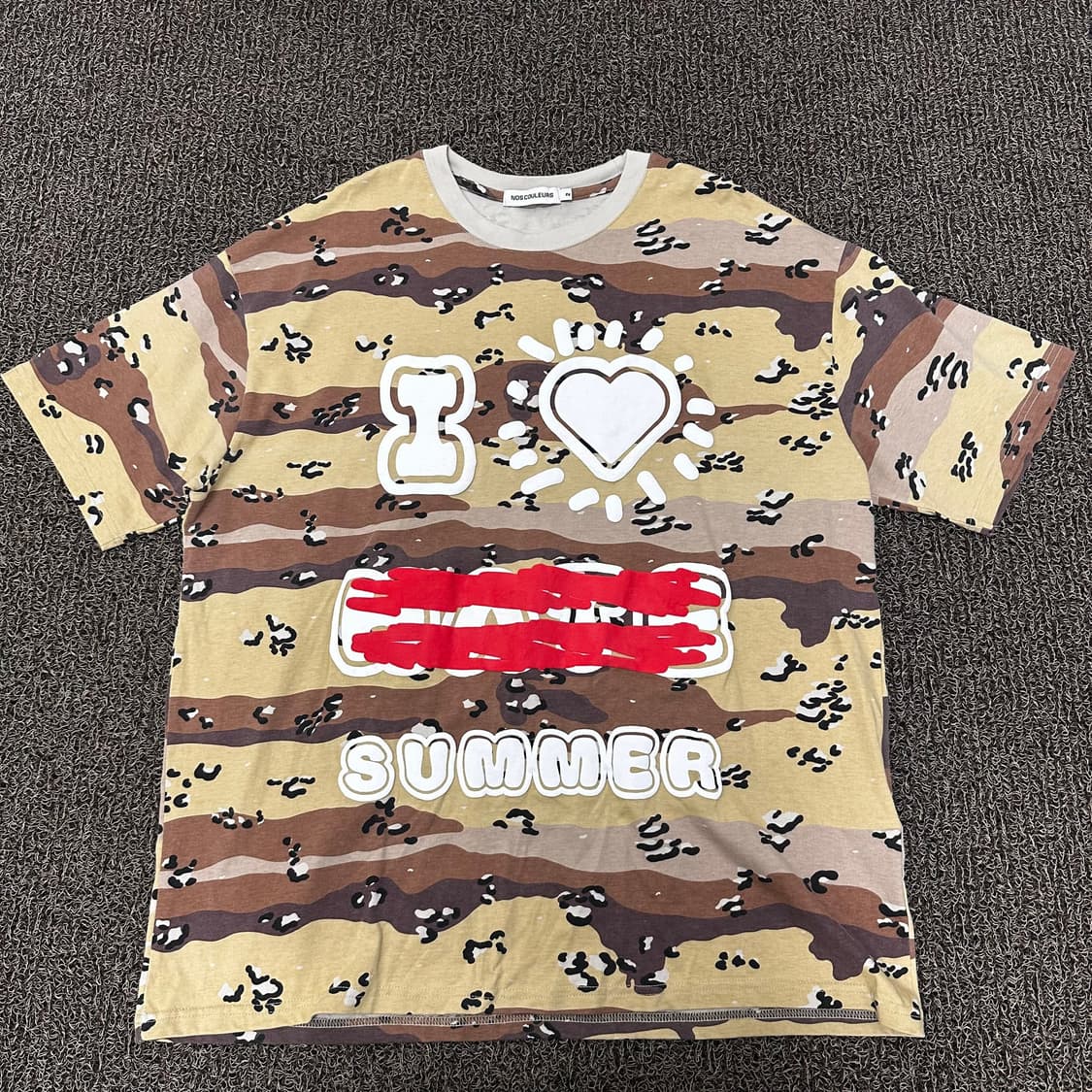 노쿨러스 카모플라주 반팔티셔츠 XL-2XL 권장 상품이미지2