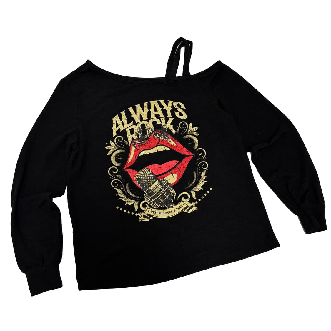 에머리 로즈 빈티지 락 시크 오프숄더 티셔츠 상품이미지1