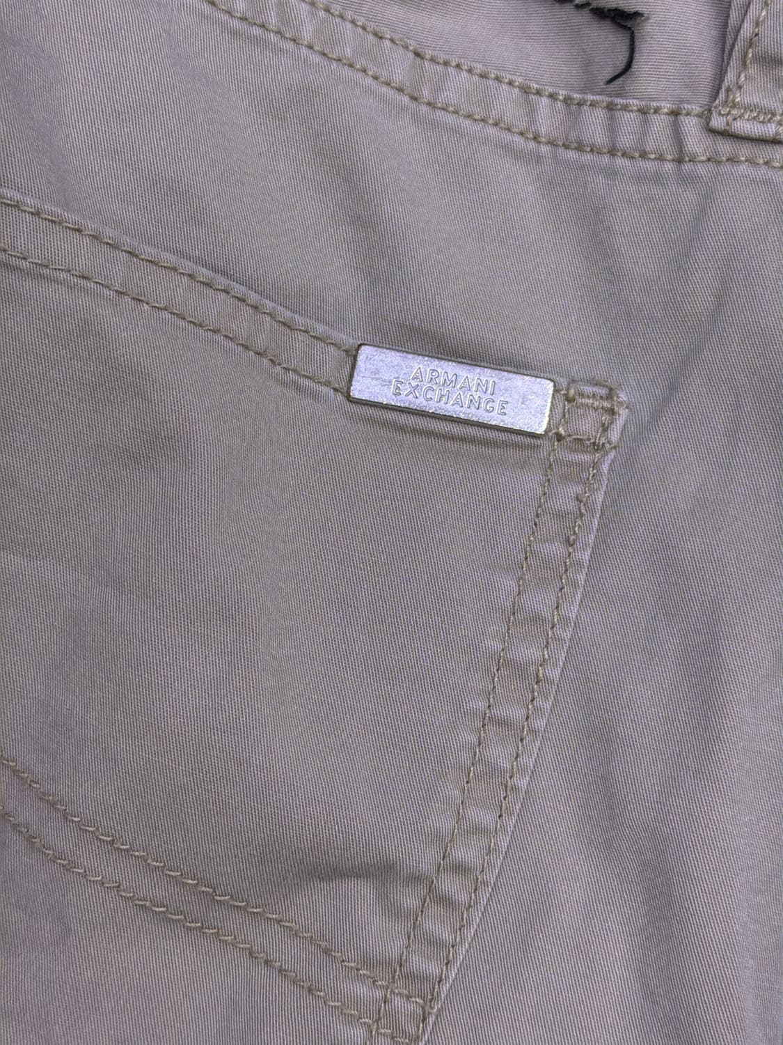 아르마니 익스체인지 스트레이트핏 캐쥬얼 치노팬츠 베이지 34 상품이미지8