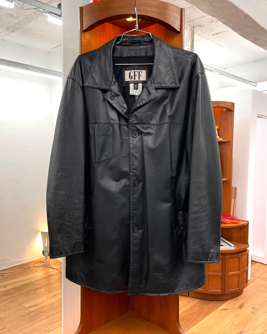 [52] 지안프랑코페레 레더 카 코트 상품이미지1