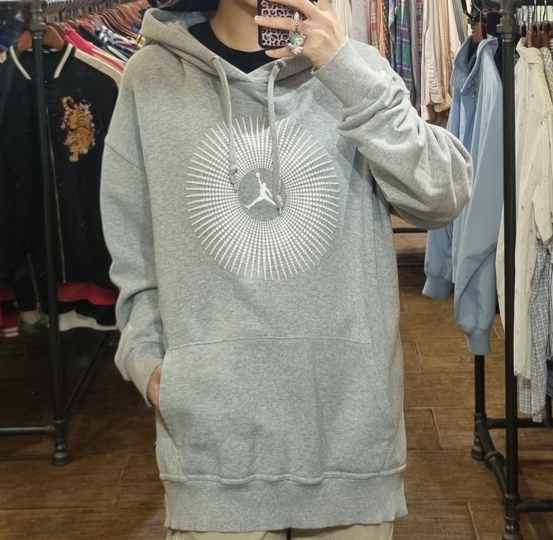 [Hi] nike 나이키 조던 후드티 그레이 상품이미지2