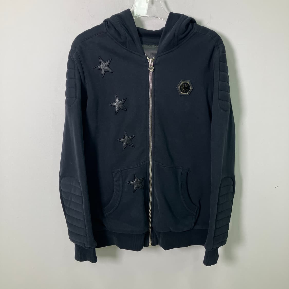 필립 플레인 블랙 후드집업  상품이미지1