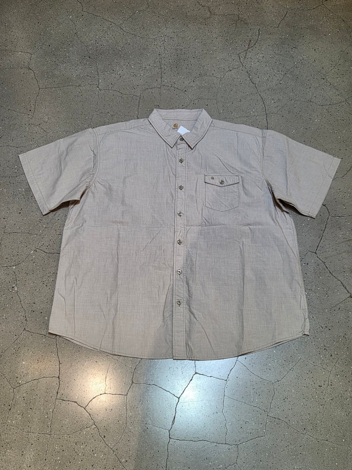 Carhartt 칼하트 베이지 반팔셔츠 상품이미지4