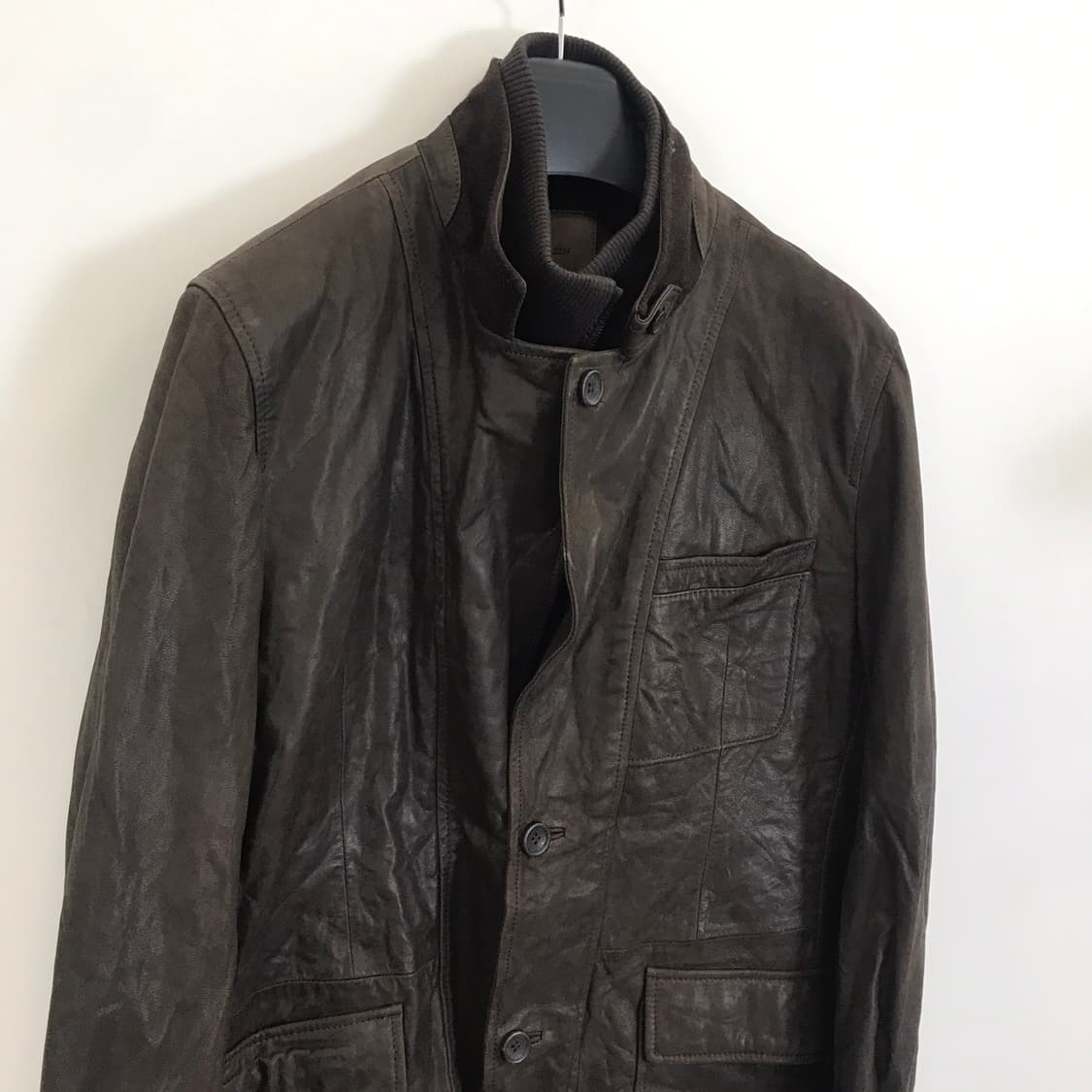 올젠 산양가죽 가죽자켓 [110사이즈] 상품이미지2