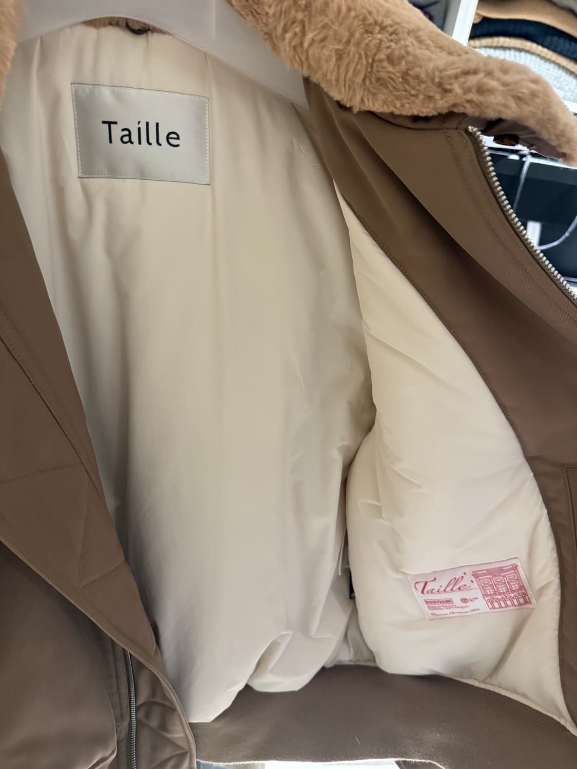 타일레 시어링 봄버 자켓 상품이미지3