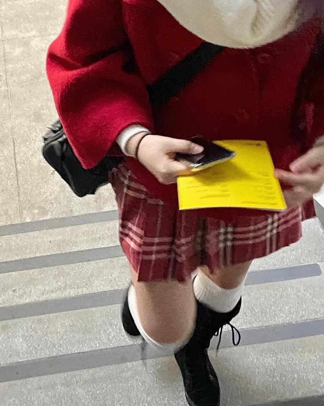 질스튜어트 울 더블 코트 S 상품이미지4