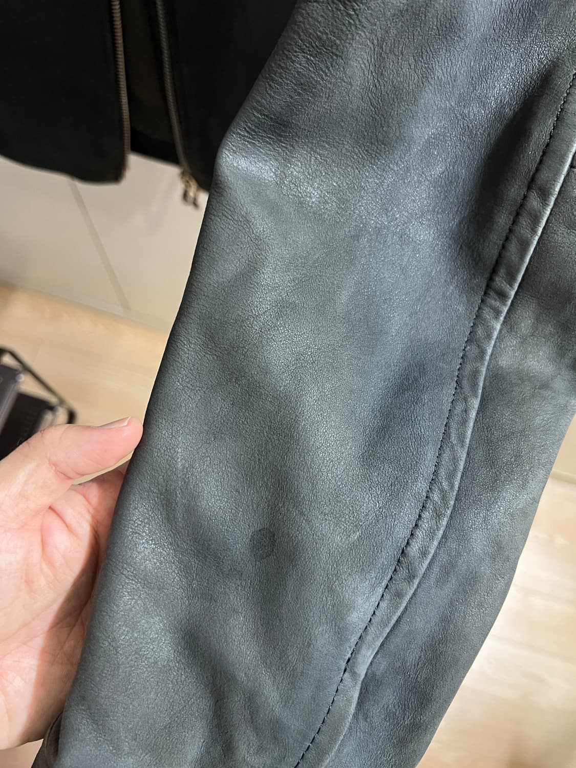 빈폴 누벅 스웨이드 램스킨 가죽자켓 95 상품이미지8