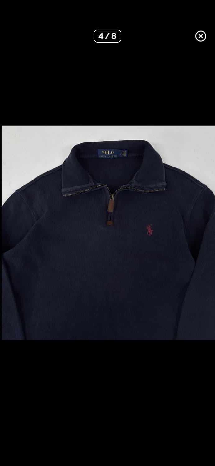 폴로 반집업 니트 상품이미지2