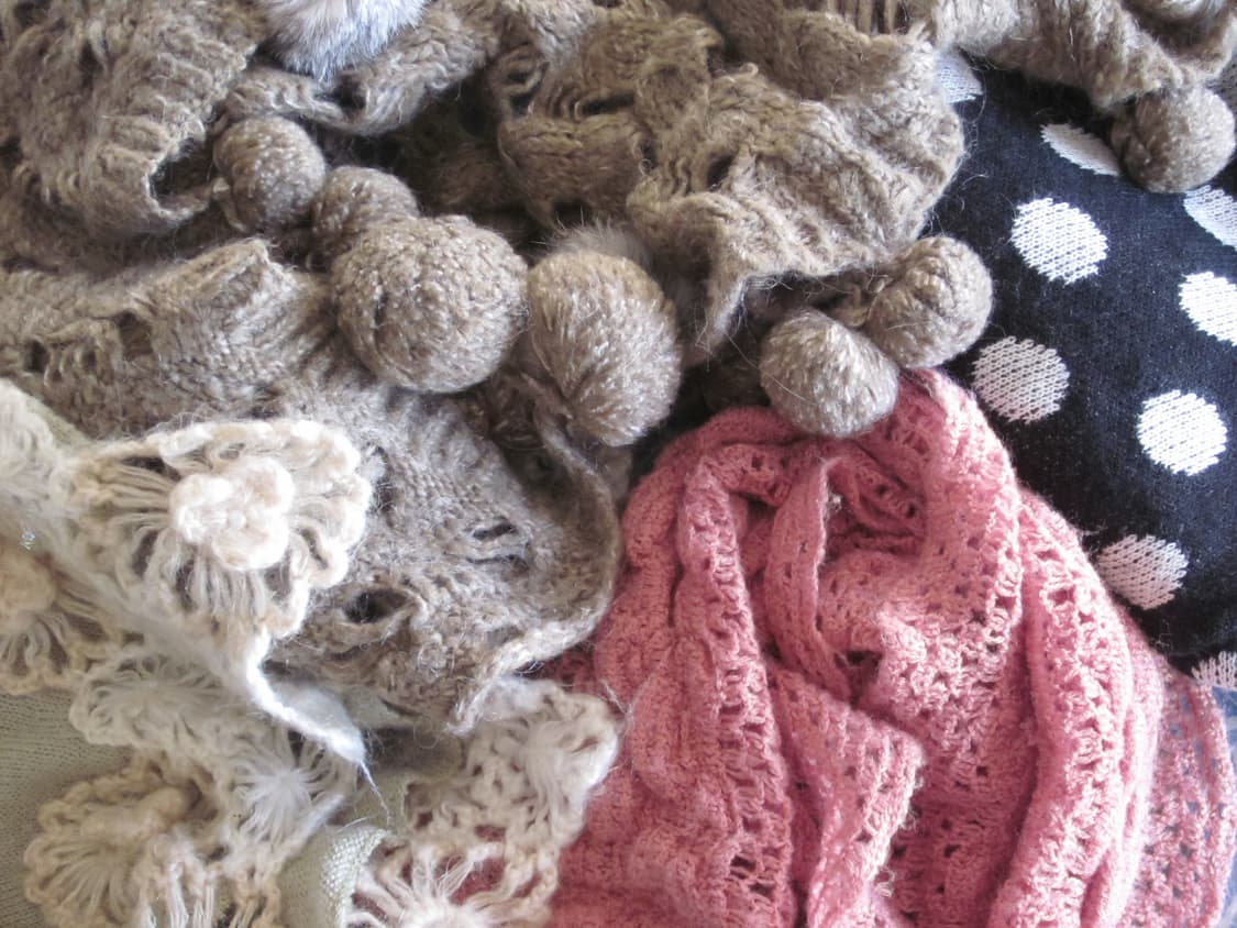 스트로베리 니트머플러 상품이미지3